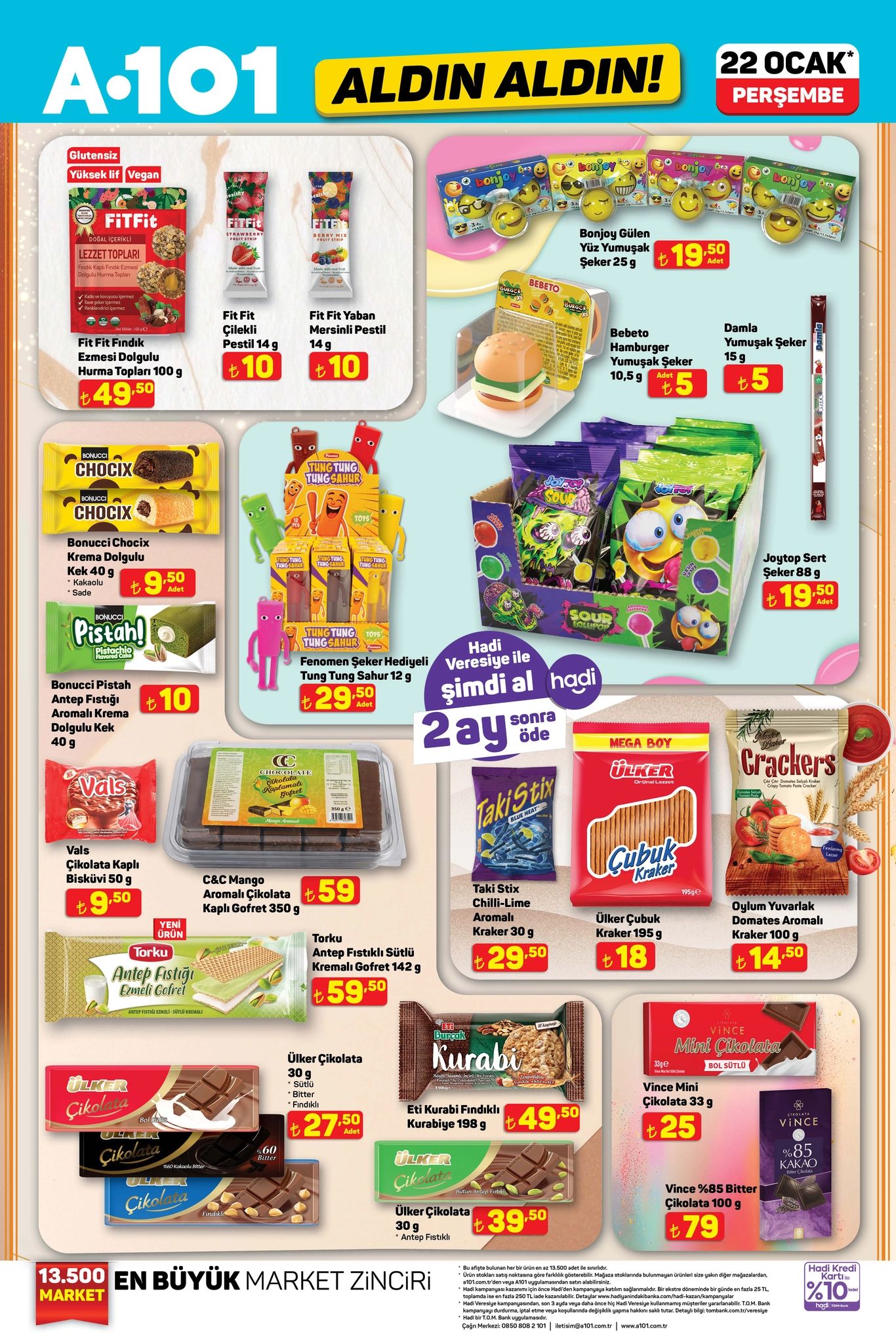 A101 market 22 Ocak indirimli ürünler broşürü sayfa 3