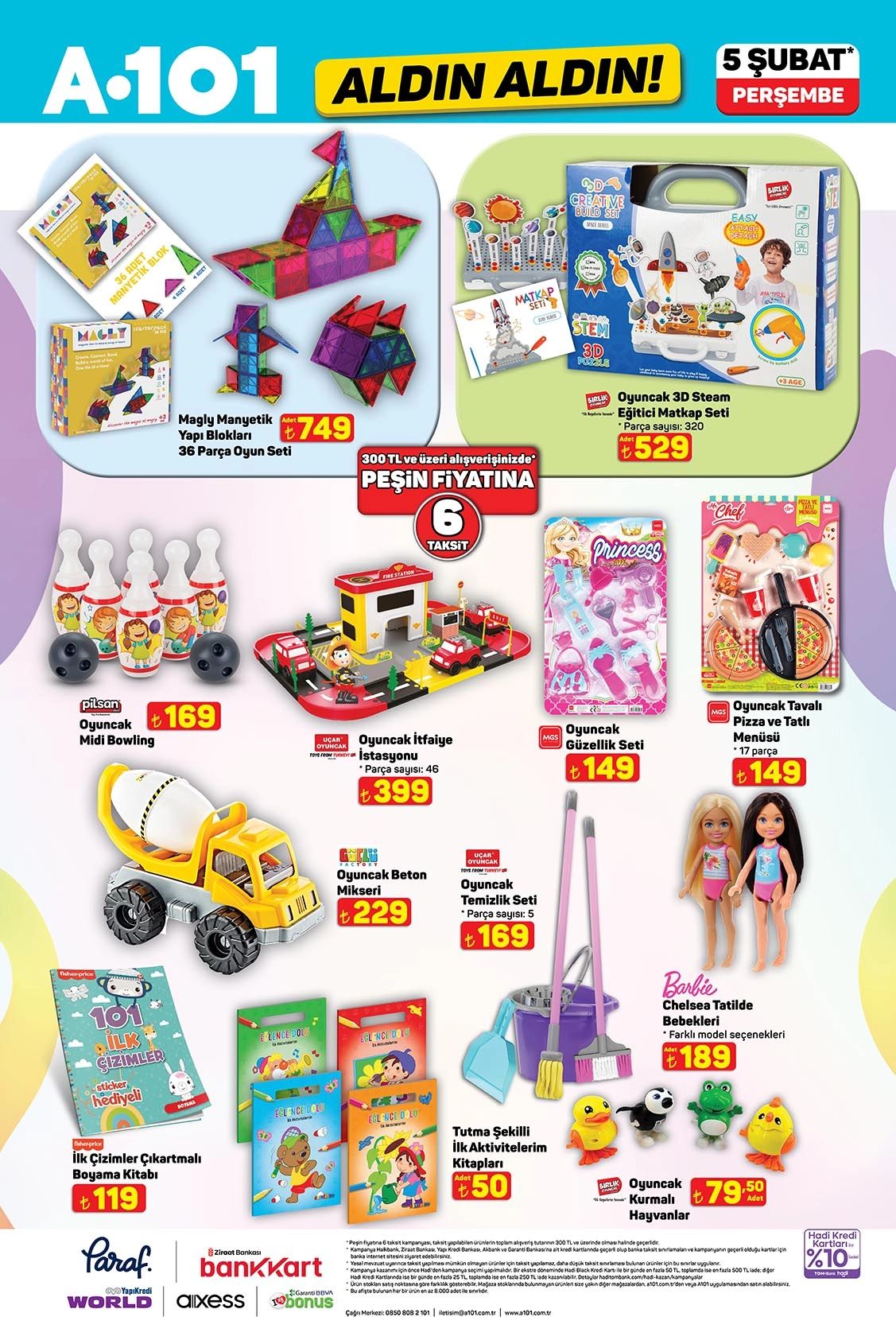 A101 market 05 Şubat indirimli ürünler broşürü sayfa 13