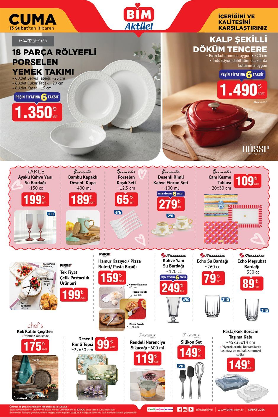 BİM market 13 Şubat indirimli ürünler broşürü sayfa 5