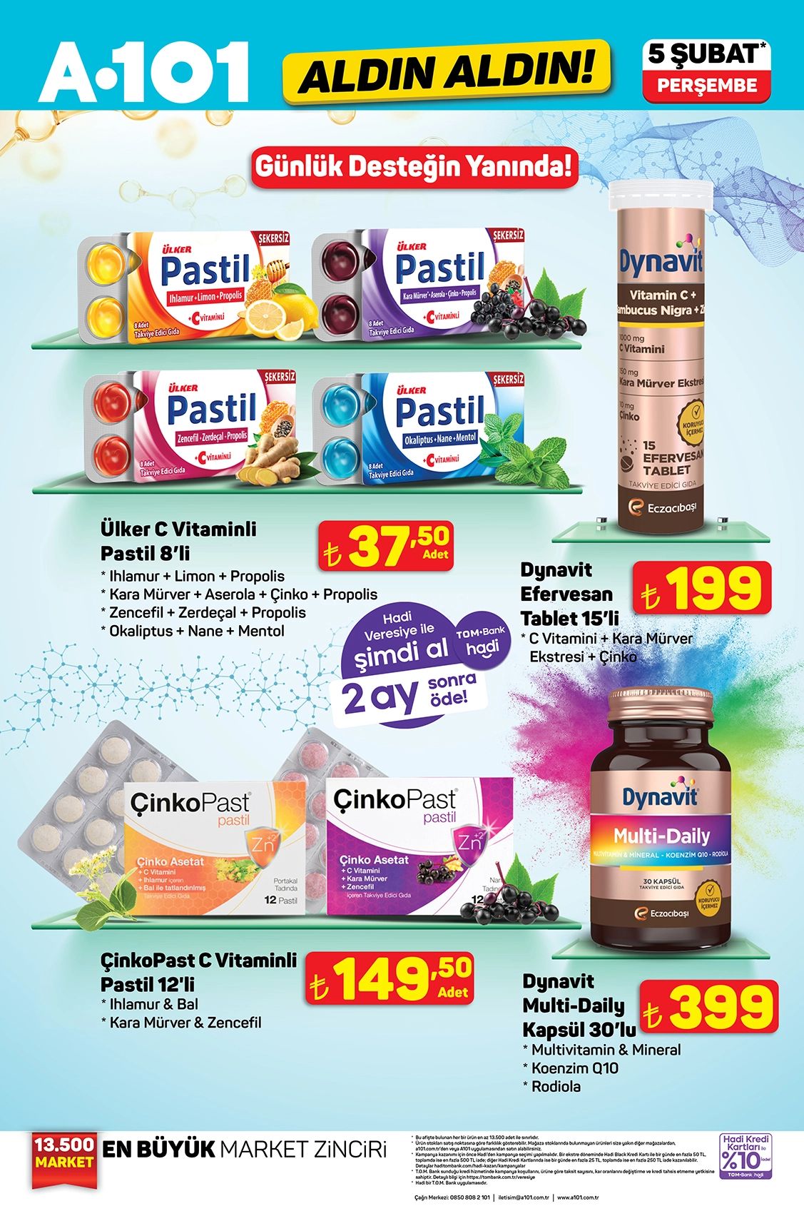 A101 market 05 Şubat indirimli ürünler broşürü sayfa 4